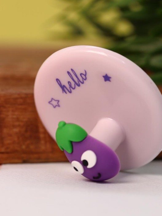 Крючок на липучке «Crazy eggplant», purple 