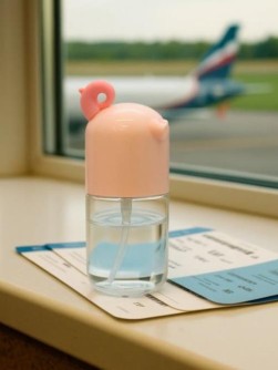 Дорожная бутылочка "Tail", pink (50 ml)