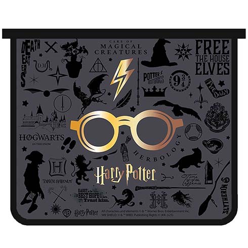 Папка для тетрадей А5 &quot;Гарри Поттер&quot;, пластик, на молнии 