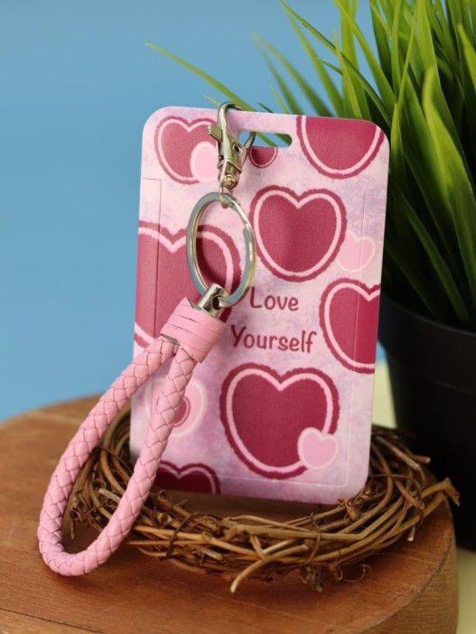 Футляр для карт &quot;Love yourself&quot;, pink 