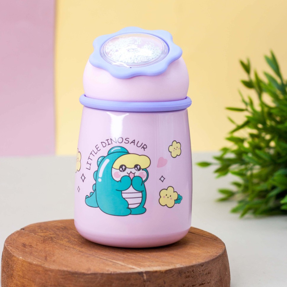 Термос "Little dinosaur", pink (350ml)