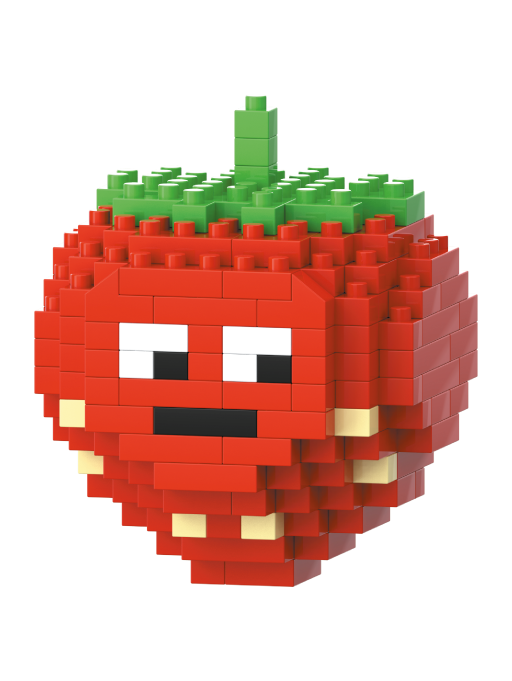 Конструктор "STRAWBERRY" (174 детали), 5*5*4 см. 