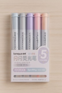 Набор блестящих маркеров 5 шт. "Sympathy two", mix