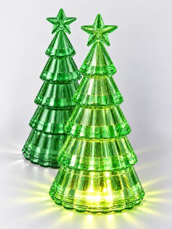 Ночник iLikeGift "Новогодняя ёлочка", шоу-бокс 6 шт.