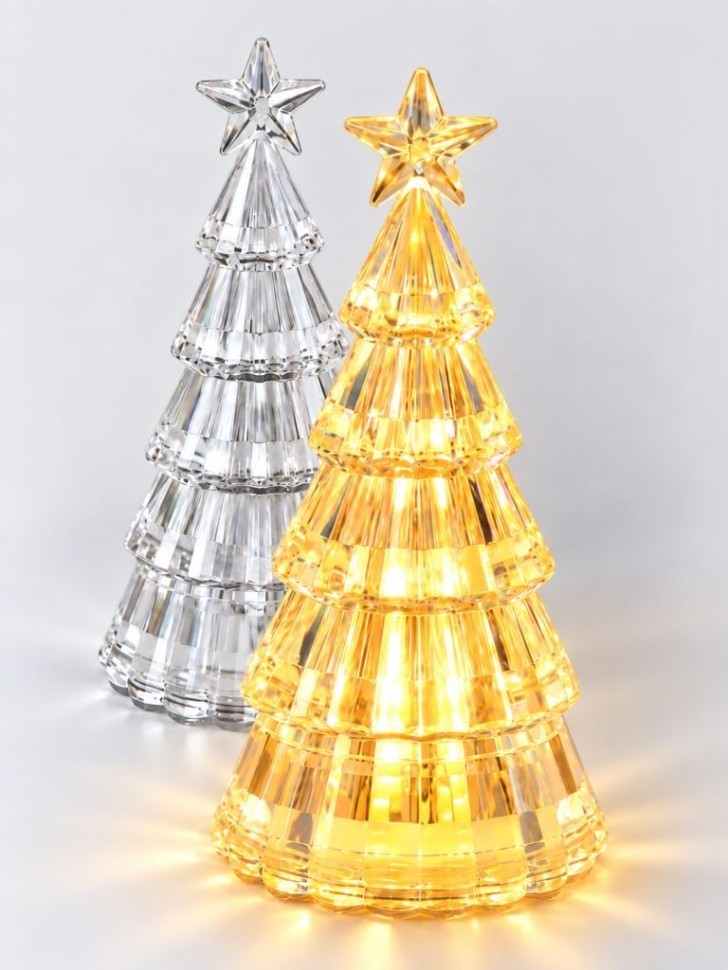 Ночник iLikeGift "Новогодняя ёлочка", шоу-бокс 6 шт.