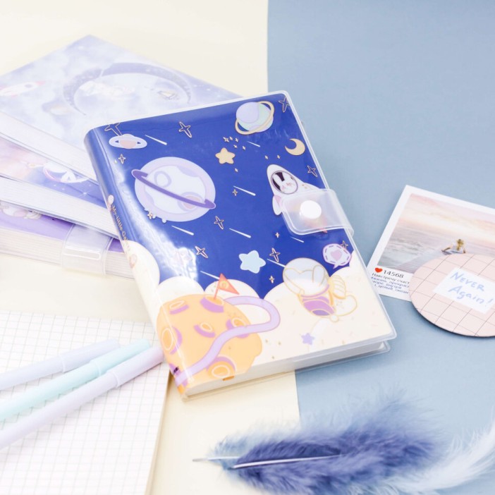 Блокнот "Space hare" big planet, black 