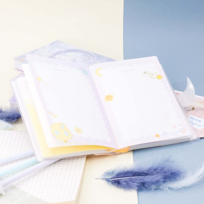 Блокнот "Space hare" big planet, black 