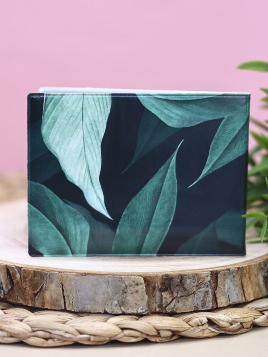 Обложка для студенческого «Tropical leaves», плотность 600 мкм 