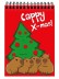 Блокнот А6 &quot;Capy Christmas&quot;, 60 л, на гребне 