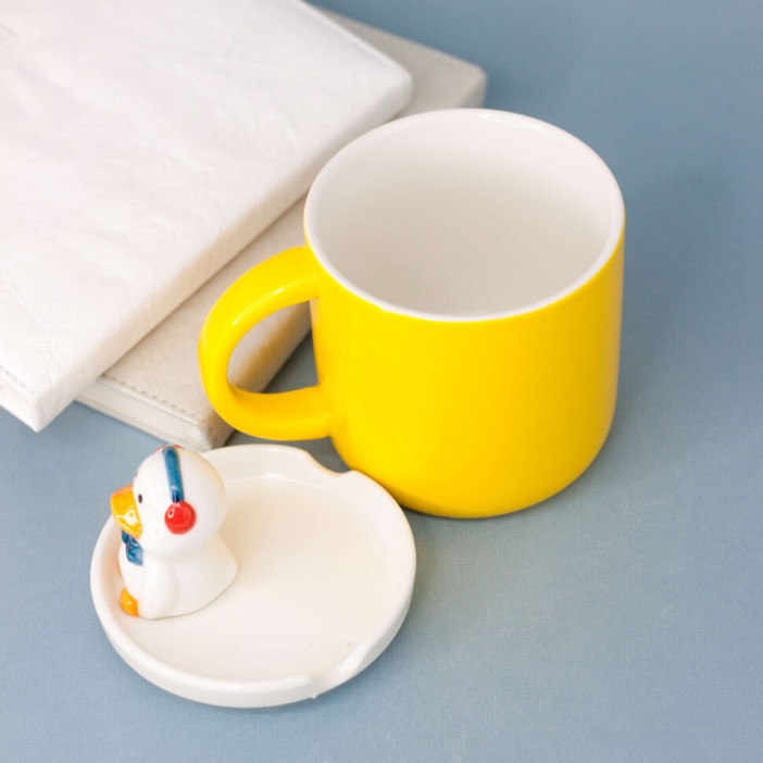 Кружка "Cute duck", yellow (400 ml) 