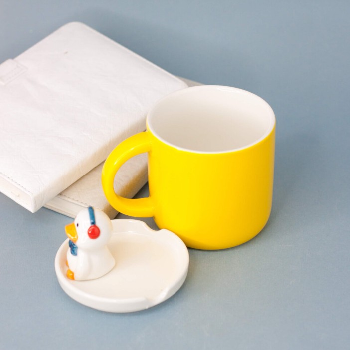Кружка "Cute duck", yellow (400 ml) 