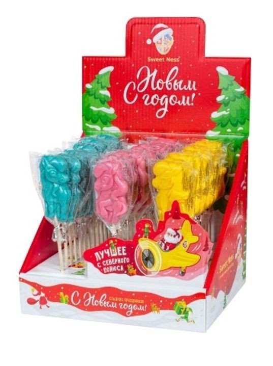 Карамель леденцовая &quot;Пони-малыши&quot;, 24г х 36шт (тутти-фрутти, земляника, манго) 