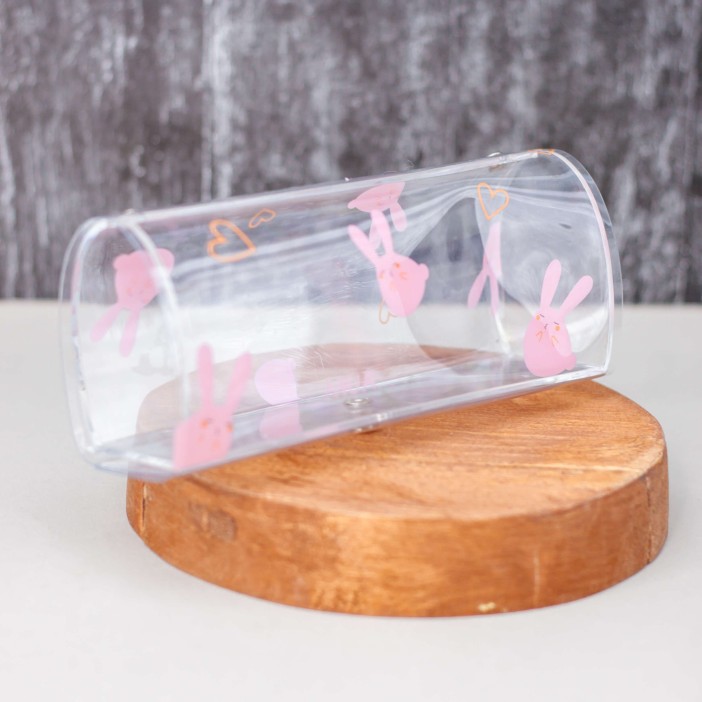 Чехол для очков &quot;Happy clear bunny&quot;, pink 