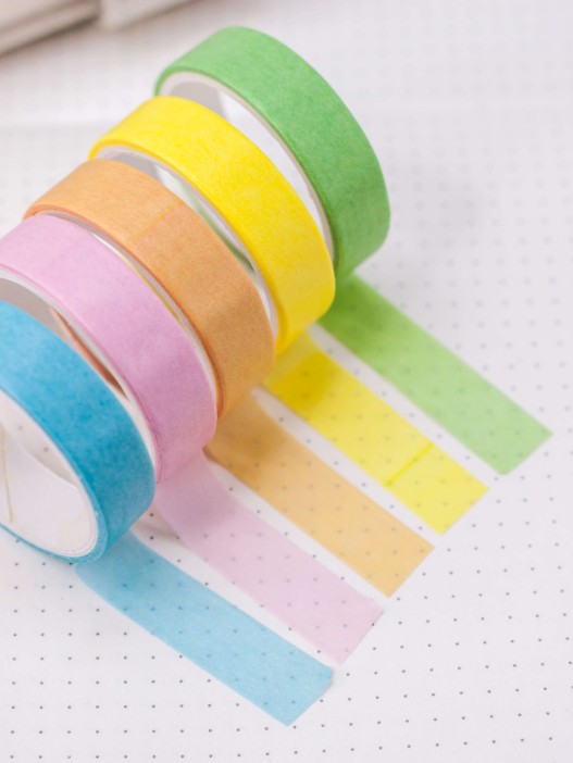 Набор декоративного скотча &quot;Multicolor tone&quot;, rainbow, mix 