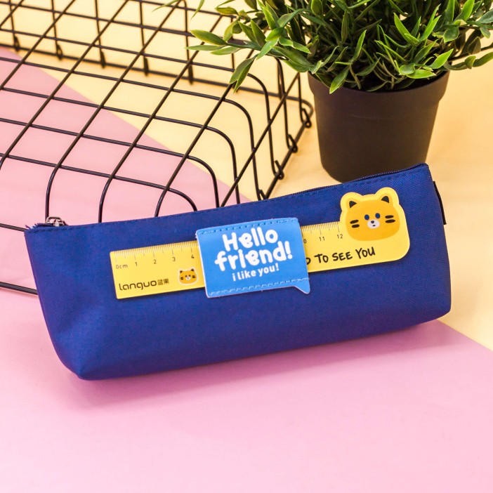 Пенал "Ruler animals", dark blue 