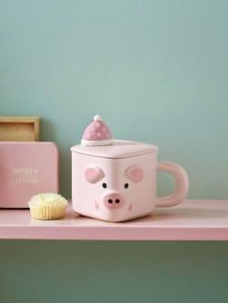Кружка «Cubic animal, pig», pink (350 ml)