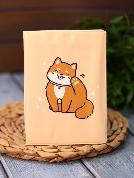 Обложка для паспорта Аниме «Shiba inu», плотность 560 мкм 