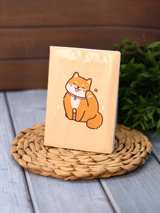 Обложка для паспорта Аниме «Shiba inu», плотность 560 мкм 