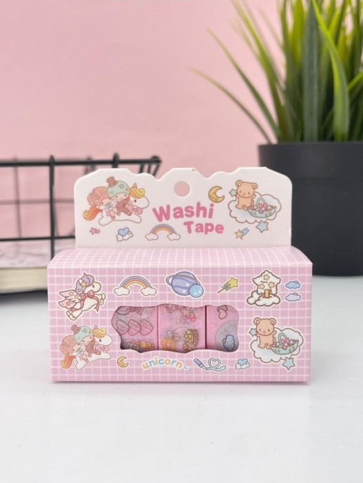 Набор декоративного скотча 4 шт. &quot;Cute ballon&quot; pink 