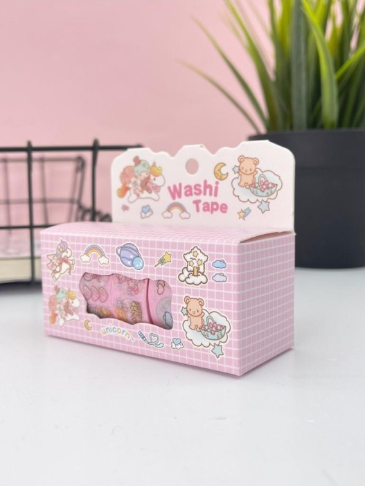 Набор декоративного скотча 4 шт. &quot;Cute ballon&quot; pink 