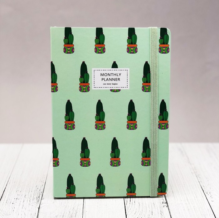 Блокнот &quot;Кактус&quot; green A5 