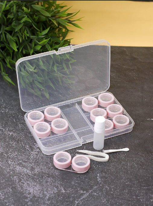 Контейнер для линз «Set № 6», pink 