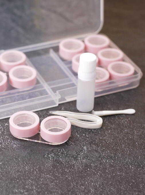 Контейнер для линз «Set № 6», pink 
