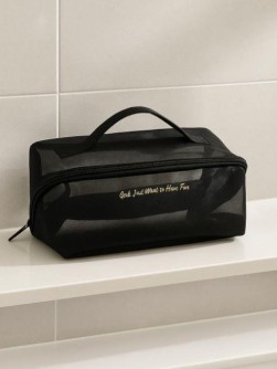 Косметичка - органайзер "Netting" black, 23*13,5*7 см