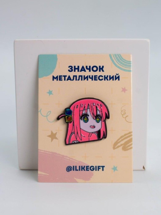 Значок металлический iLikeGift &quot;Anime Girl&quot; 