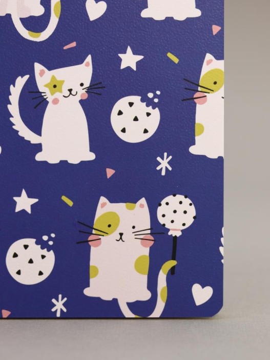 Блокнот (А5) "Fashion cats", blue (14.5*21)