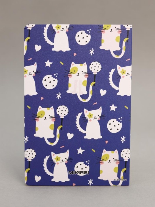 Блокнот (А5) "Fashion cats", blue (14.5*21)