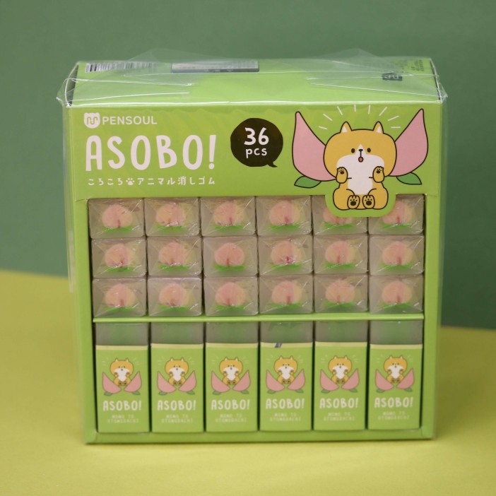 Ластик «Cat peach», mix 