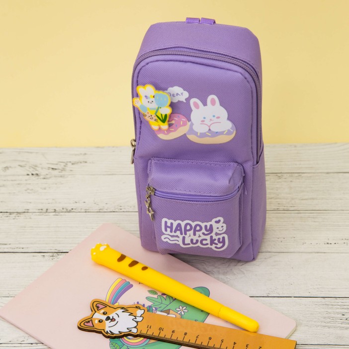 Пенал "Happy lucky", purple 