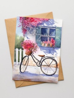 Набор открыток 5 шт. «Велосипед», 10*15 см