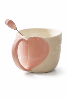 Кружка керамическая «Воспоминания разблокированы», розовая (350 мл)