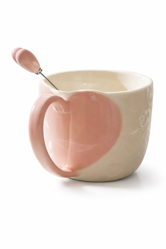 Кружка керамическая «Воспоминания разблокированы», розовая (350 мл) 