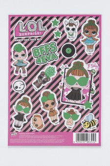 Наклейки декоративные А5 "L.O.L. SURPRISE! №4" (21 х 14,8 см)