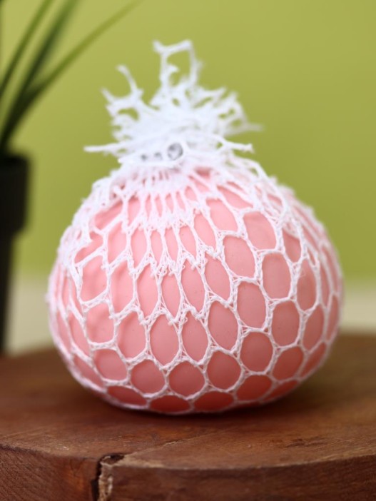 Мялка - антистресс «Rainbow ball», pink 