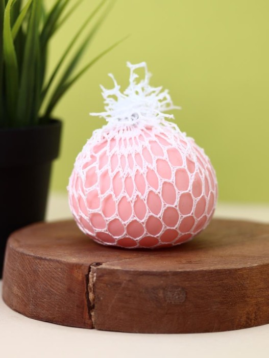 Мялка - антистресс «Rainbow ball», pink 