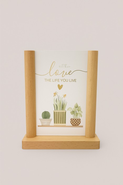 Фоторамка «Love the life you live», дерево (10*15 см) 