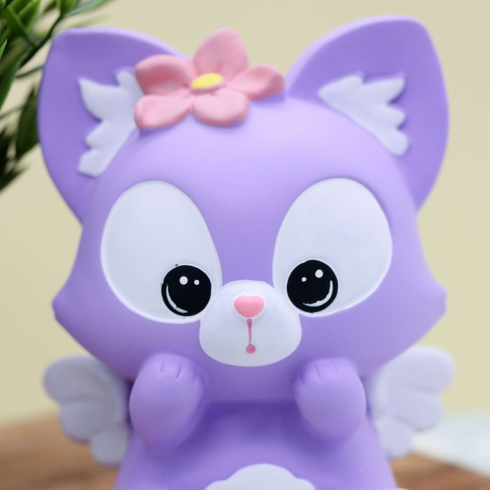 Копилка «Angel fox», purple 