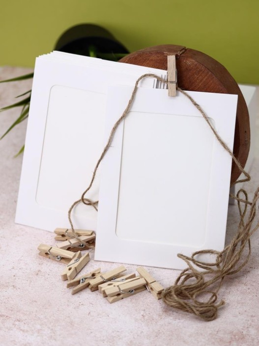 Крафтовые фоторамки «Classic», white, 11.5*15.5 см 