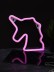 Неоновый подвесной ночник «The unicorn dreams», USB, розовое свечение (22*19 см) 