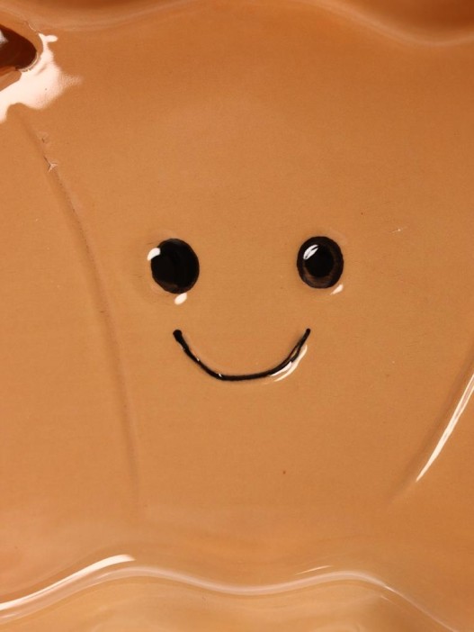 Тарелка керамическая iLikeGift «Funny croissant», 20,3х13х2,5 см 