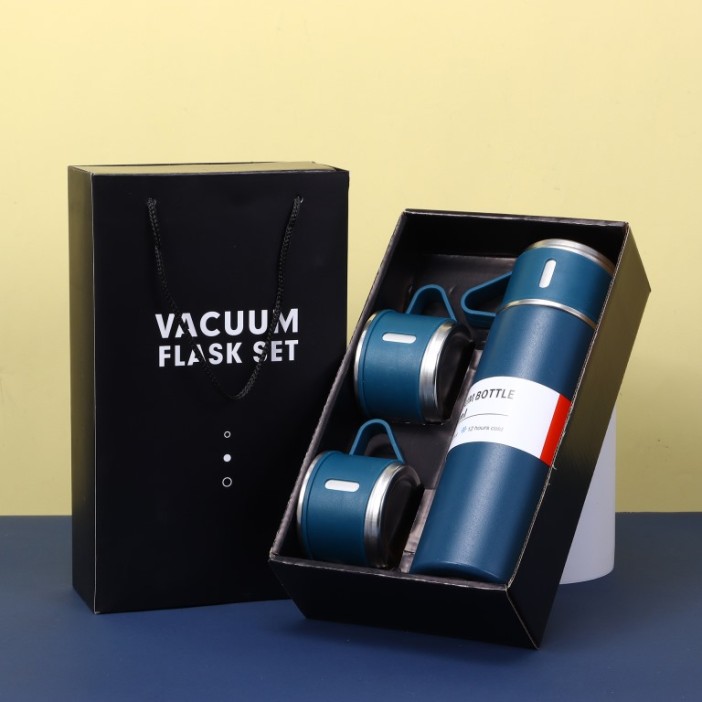 Набор из термоса и 2 чашек &quot;Classic&quot;, blue (500 ml) 