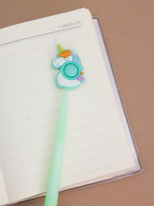 Ручка-прикол гелевая POP IT &quot;Единорожка&quot; 