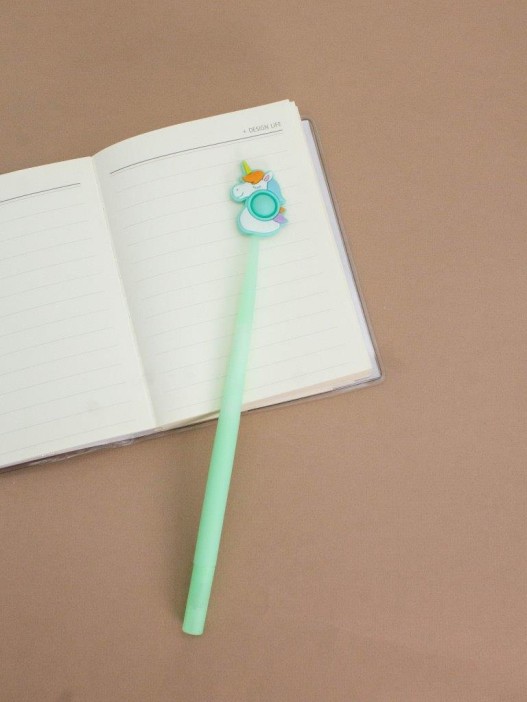 Ручка-прикол гелевая POP IT &quot;Единорожка&quot; 