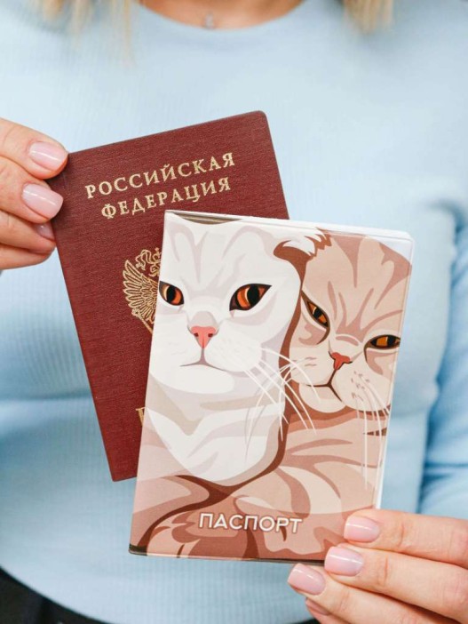 ОБЛОЖКА ДЛЯ ПАСПОРТА «Sweet pair», плотность 600 мкм 