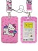 Бейдж пластиковый "Hello Kitty" с цветной лентой (7х11см), микс