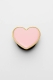 Попсокет "Gold heart", pink